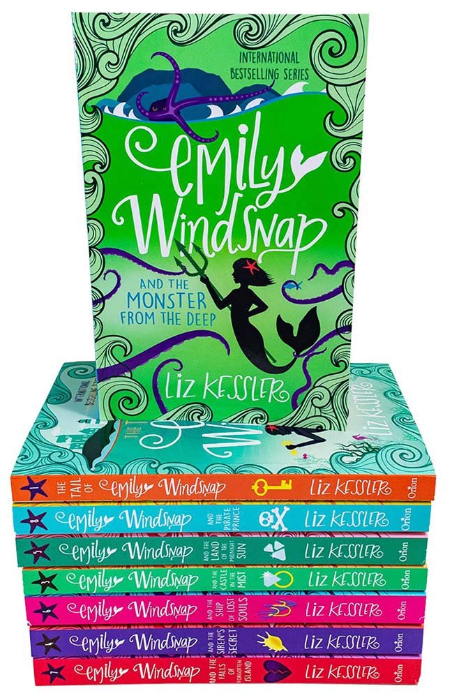 Liz Kessler The Tail of Emily Windsnap Series 9 Books Collection Box Set