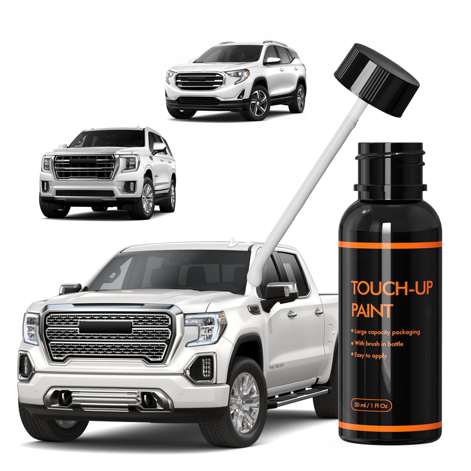 XTryfun G1W/WA140X Iridescent Pearl/White Frost Touch Up Paint Compatible With GMC, DIY Car Paint Scratch Repair Kit, Automotive Paints, Quick & Easy