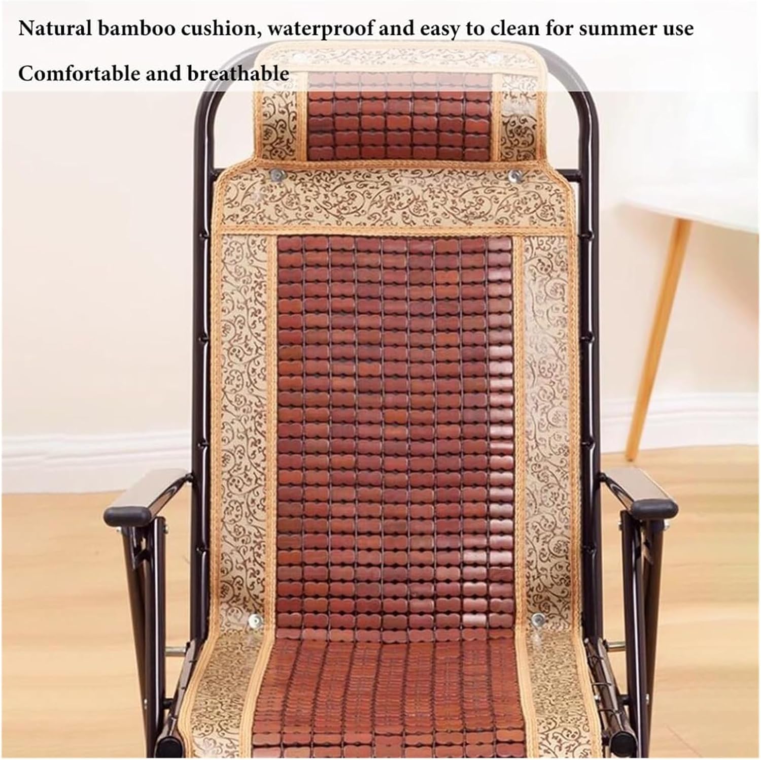 Chair Zero Gravity Chairs Beach Chair Lounger Folding Reclining Chair Patio Lawn Recliner Adjustable Deck Chairs Outdoor Rattan Chair with Headrests for Poolside, Balcony, Yard, Beach (Color : C)