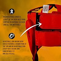 Vista 5 de CLETO REYES Casco tradicional de boxeo para hombres y mujeres, protector para la cabeza, protector facial, deportes de combate