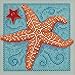 Starfish Beaded Counted Cross Stitch Kit Mill Hill 2016 Buttons & Beads Spring MH141615
