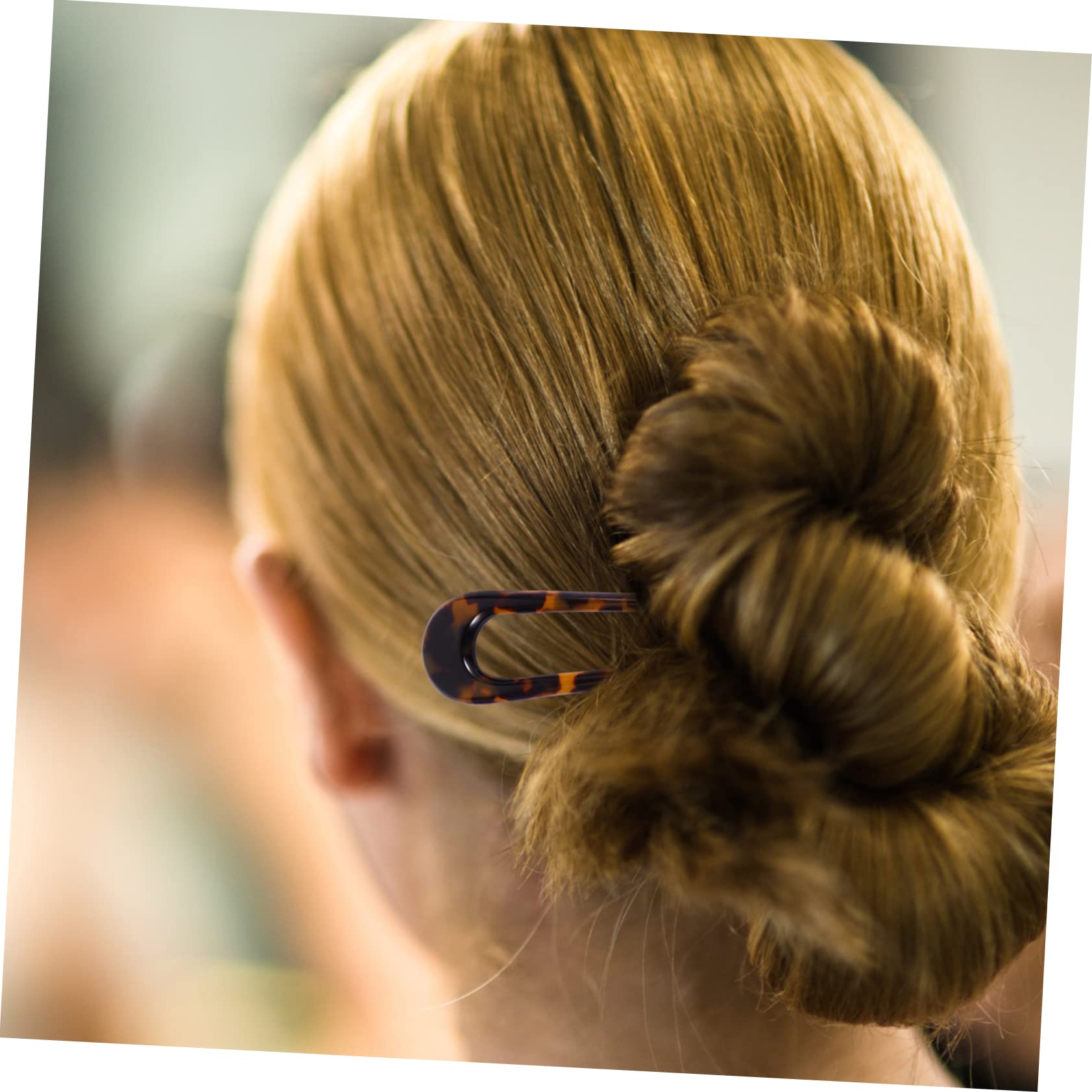 FOMIYES 8 Piezas Horquilla De Acetato En Forma De u Accesorios De Peinado Cabello Horquilla Francesa Pinzas De Pelo Francés Gancho Poli Tu Bollo De Las Mujeres Ácido Acético Porcelana Bola