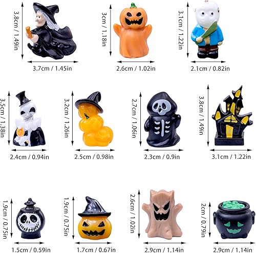 Miniatura 74 de 17 figuras miniatura de Navidad de resina para ocultar Papá Noel, muñeco de nieve, pingüino, reno, árbol de Navidad para mesa de jardín, globo