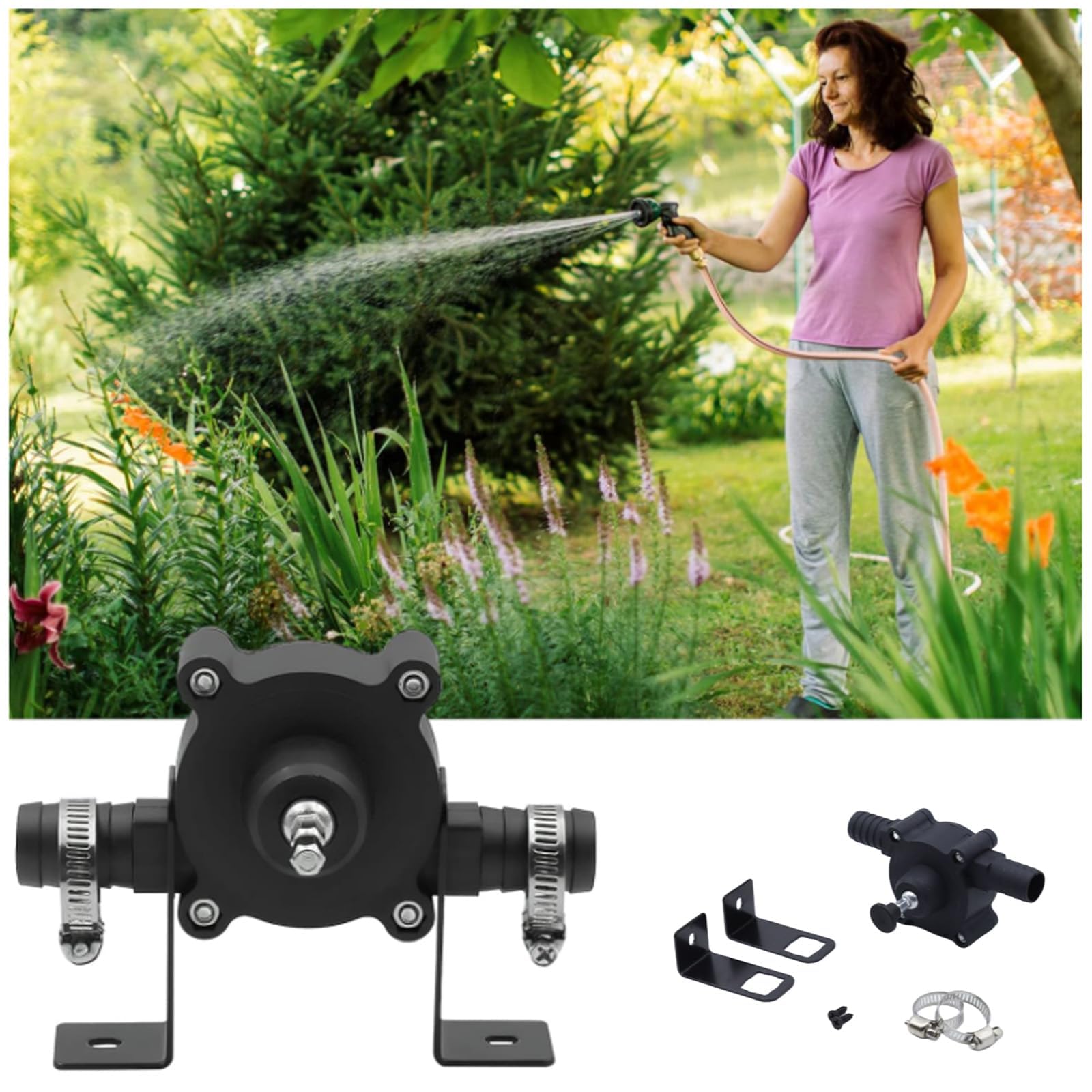 Mini Pompe a Eau-Petite Pompe Perceuse À Eau, Portable Pompe Visseuse À Eau Électrique Sur Perceuse, pour Maison Jardin Mini Piscine Fontain.