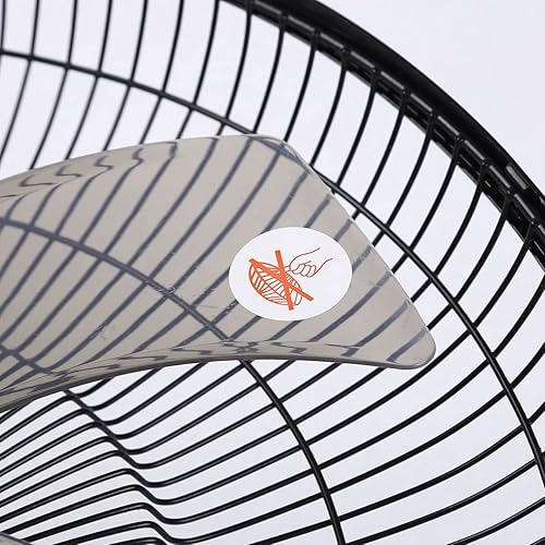Miniatura 6 de iiniim Cuchillas de ventilador de plástico de cinco hojas de repuesto para ventilador de mesa de 16 pulgadas, accesorios generales, color negro