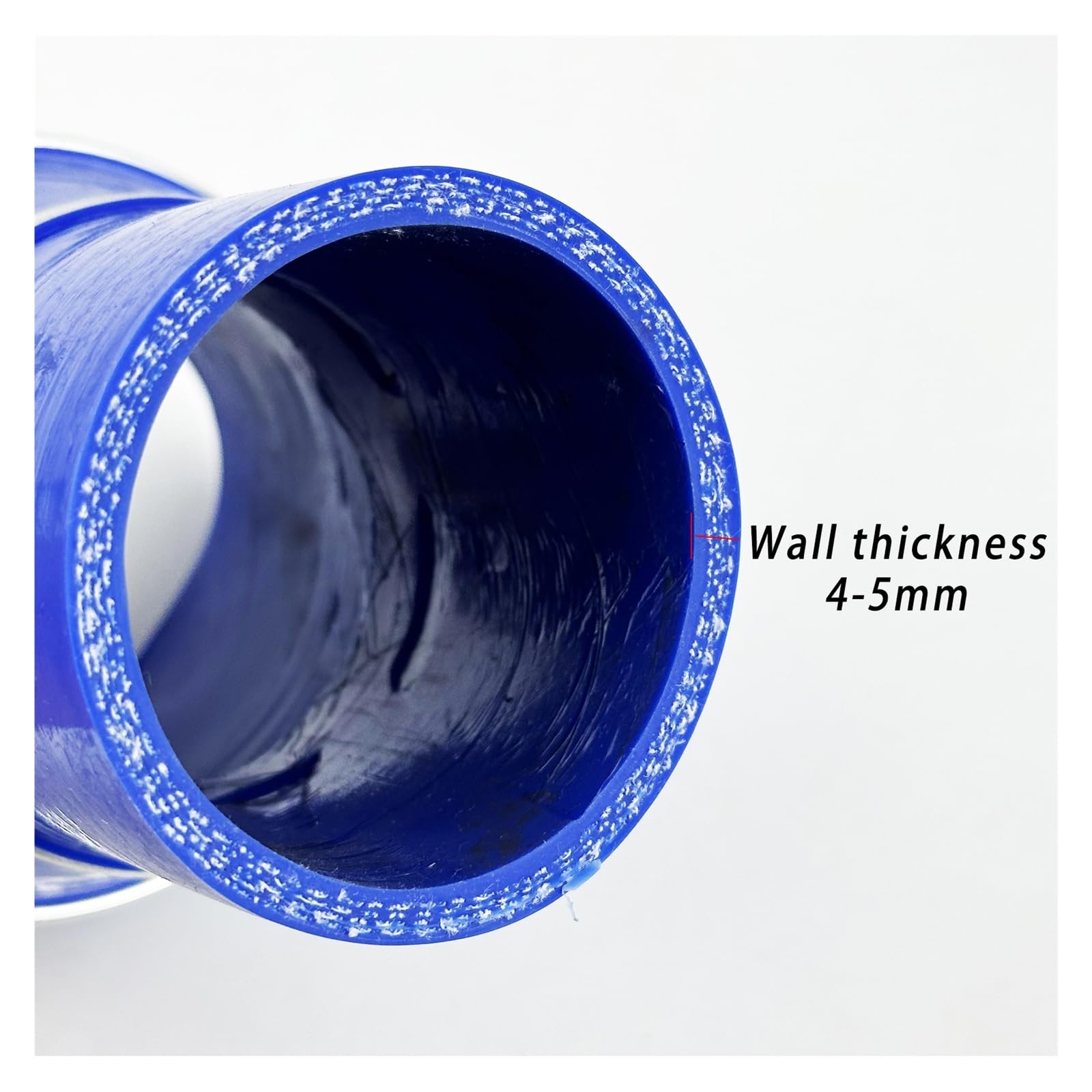 Acoplador De Manguera Reductor De Silicona, Abrazadera De Manguera De Acero Inoxidable Azul Turbo | Intercooler Tubo de admisión Radiador Refrigerante Conector Schlauchverbinder Klimaanlage(Blue-ID63 to 70mm)