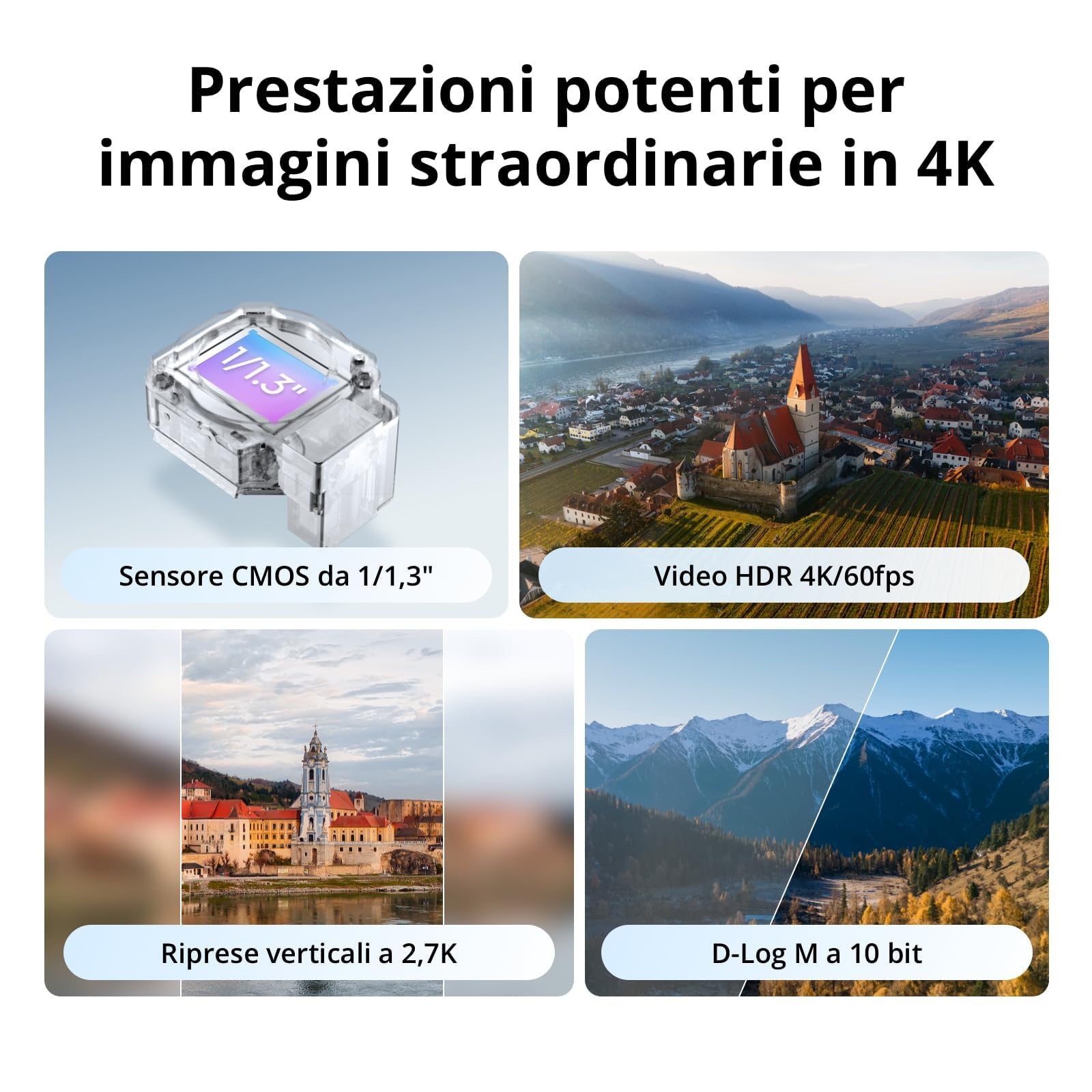 DJI Flip Combo Due batterie senza radiocomando con schermo, drone con fotocamera UHD 4K per adulti, decollo dal palmo della mano, ritorno automatico, volo intelligente, due batterie