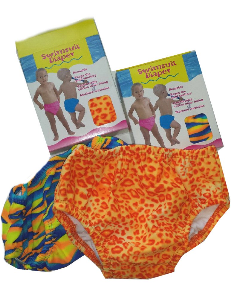 Floating Swimwear Swimsuit Diaper -ASST COLOR (Large 25-30lbs, Girls)