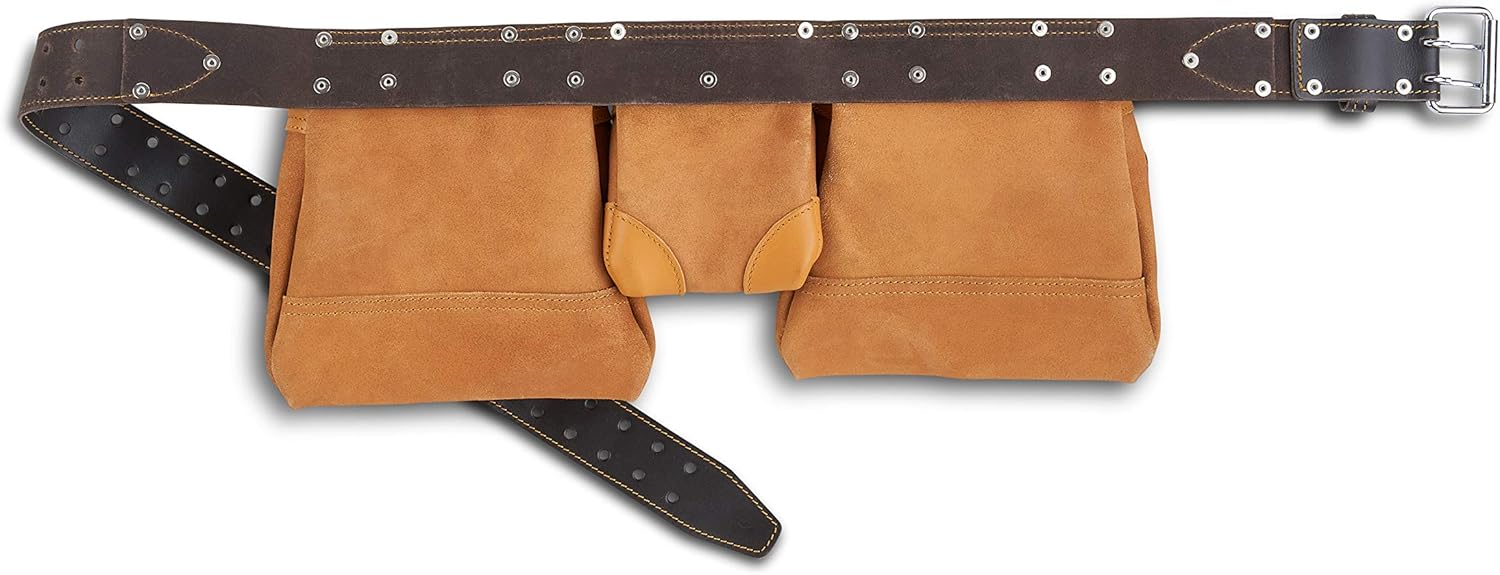 AWP Classic Leather Tool Apron, Crafted from TopGrain Leather, Premium