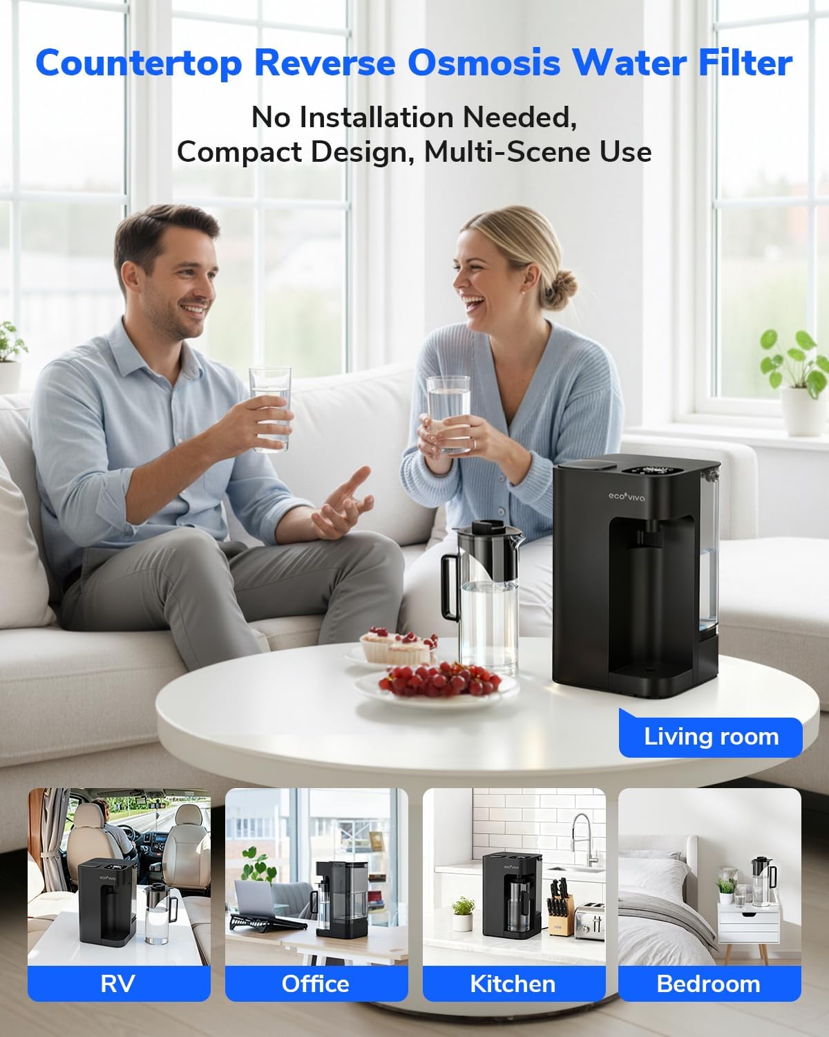 Replacement Black Glass Carafe for Mate 3