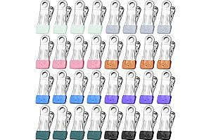 Colorful, Durable, Multipurpose Metal Clips for Hanging
