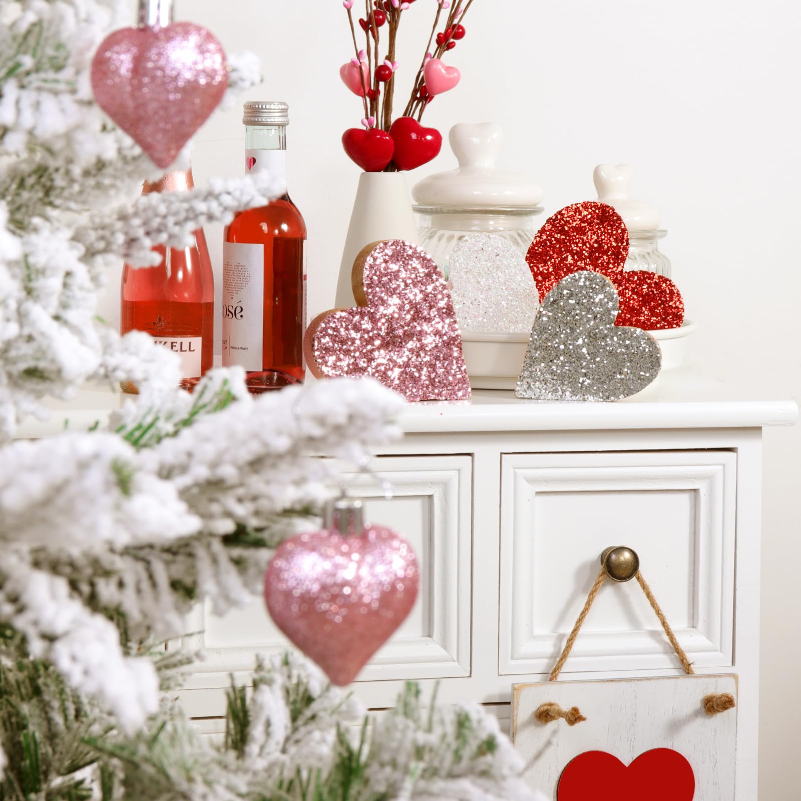 KatchOn, Centro De Mesa Para El Día De San Valentín Para Mesa, Paquete De  9, Decoraciones, image size:1600x1600