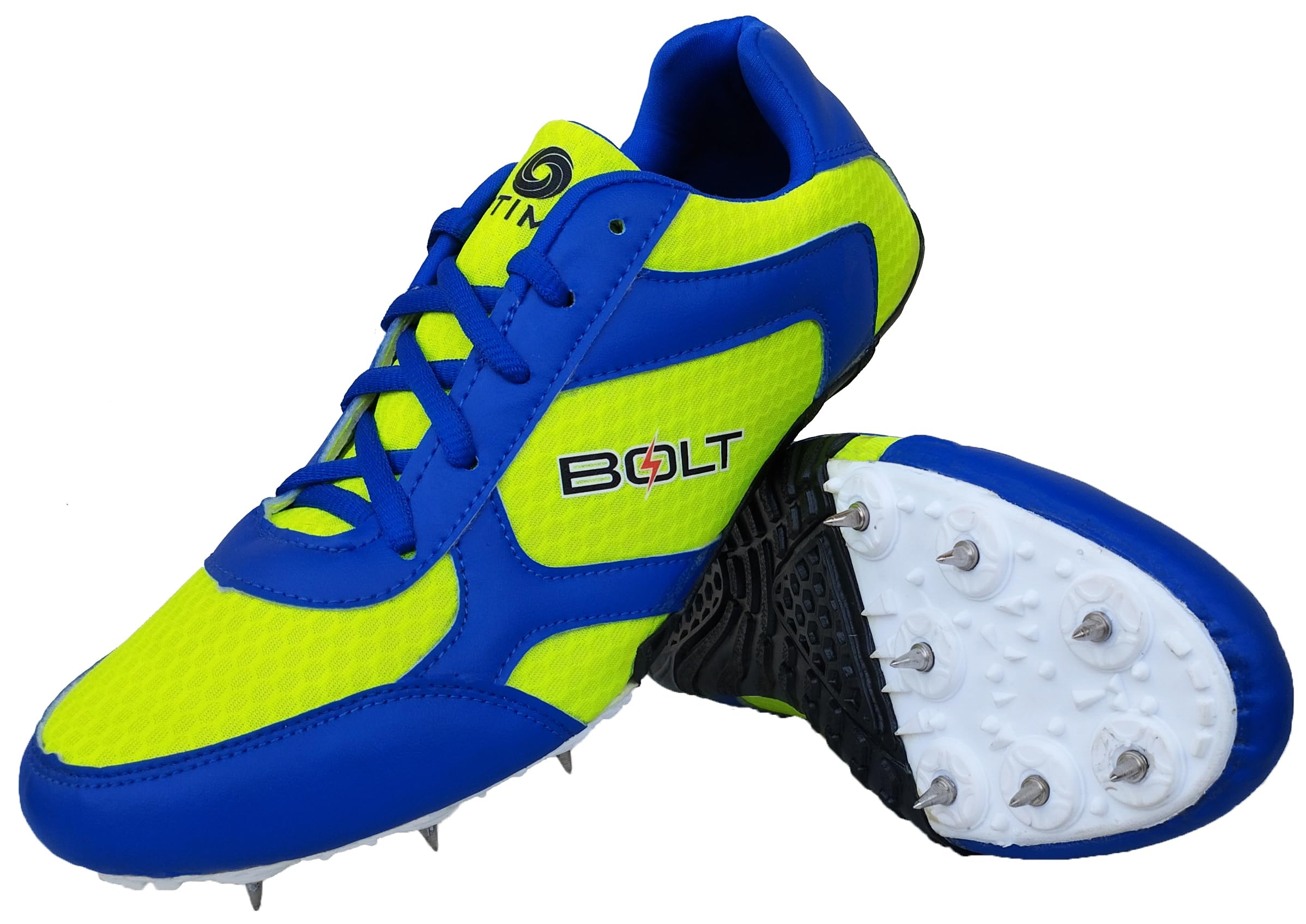 Optimus® Unisex Athletic Spike Shoes Running Spike Shoes Racing Spike Shoes Sprint Shoes Light Weight with PU Sole - Blue Size 2 (Free Set of 14 Spike Nails & 1 Key) (B083CYS4J5) Amazon Price History, Amazon Price Tracker
