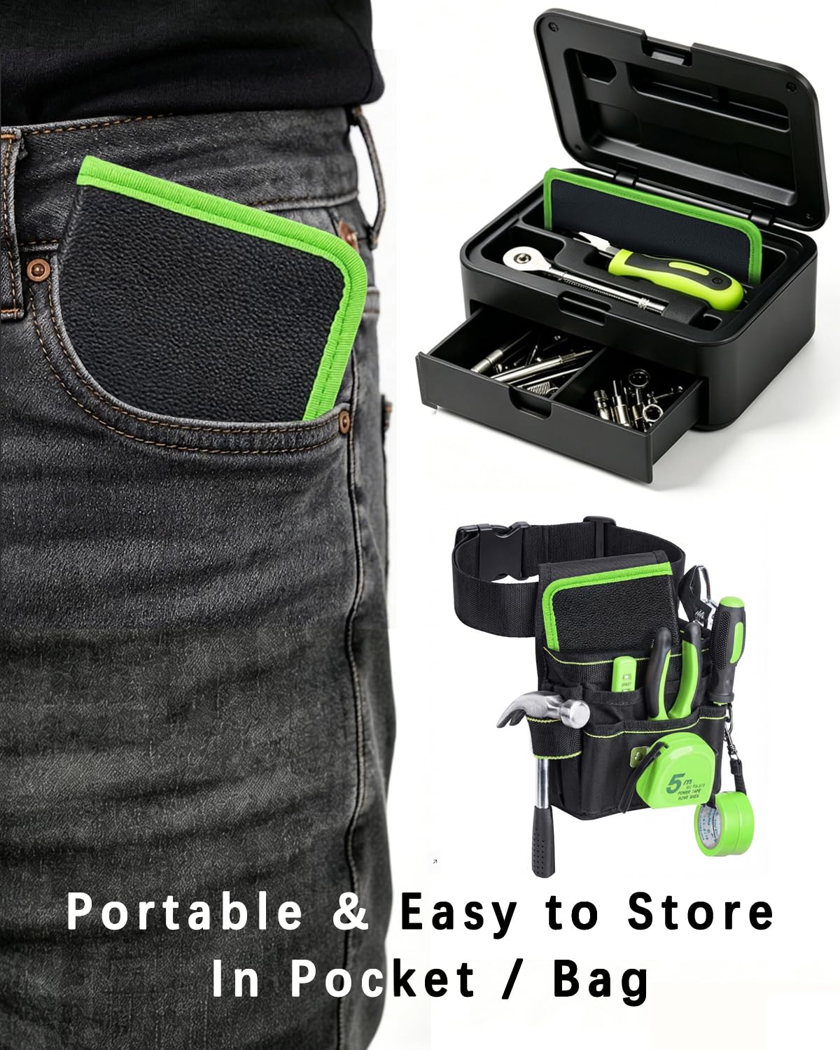 Foldable Magnetic Tool Mat, Non-Slip Flexible Magnetic Pad with PVC — Amazon image 7
