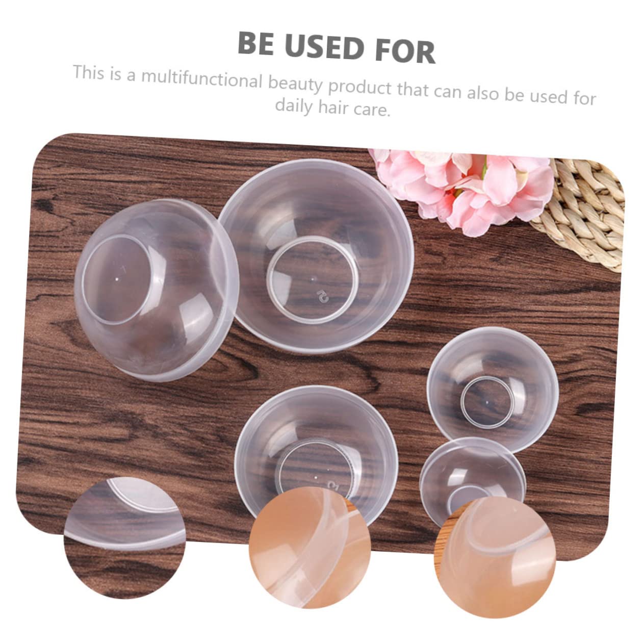30 Stück Pvc Schüsseln für Kosmetik Schönheitswerkzeug Praktische Selbstgemacht Gesichtsmaskenschale und Vielseitige Rührschüsseln für Täglichen Beauty Einsatz