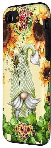 Miniatura 2 de iPhone SE (2020)  7  8 motivo floral de girasol para amantes de diente de león y gnomo de verano
