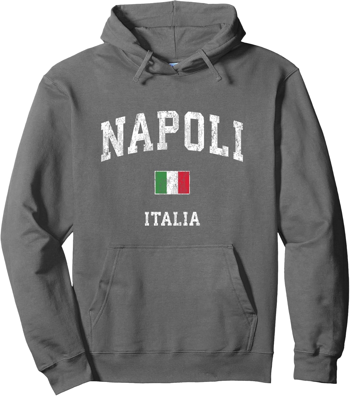 Naples Italy Napoli Italia Vintage Athletic Sports Design Pullover Hoodie