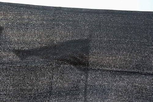 Miniatura 9 de Mytee Products Lona de malla negra de 8 x 10 pies, 90 % sombra, cubiertas de invernadero, protección solar, red de tela para perreras para mascotas