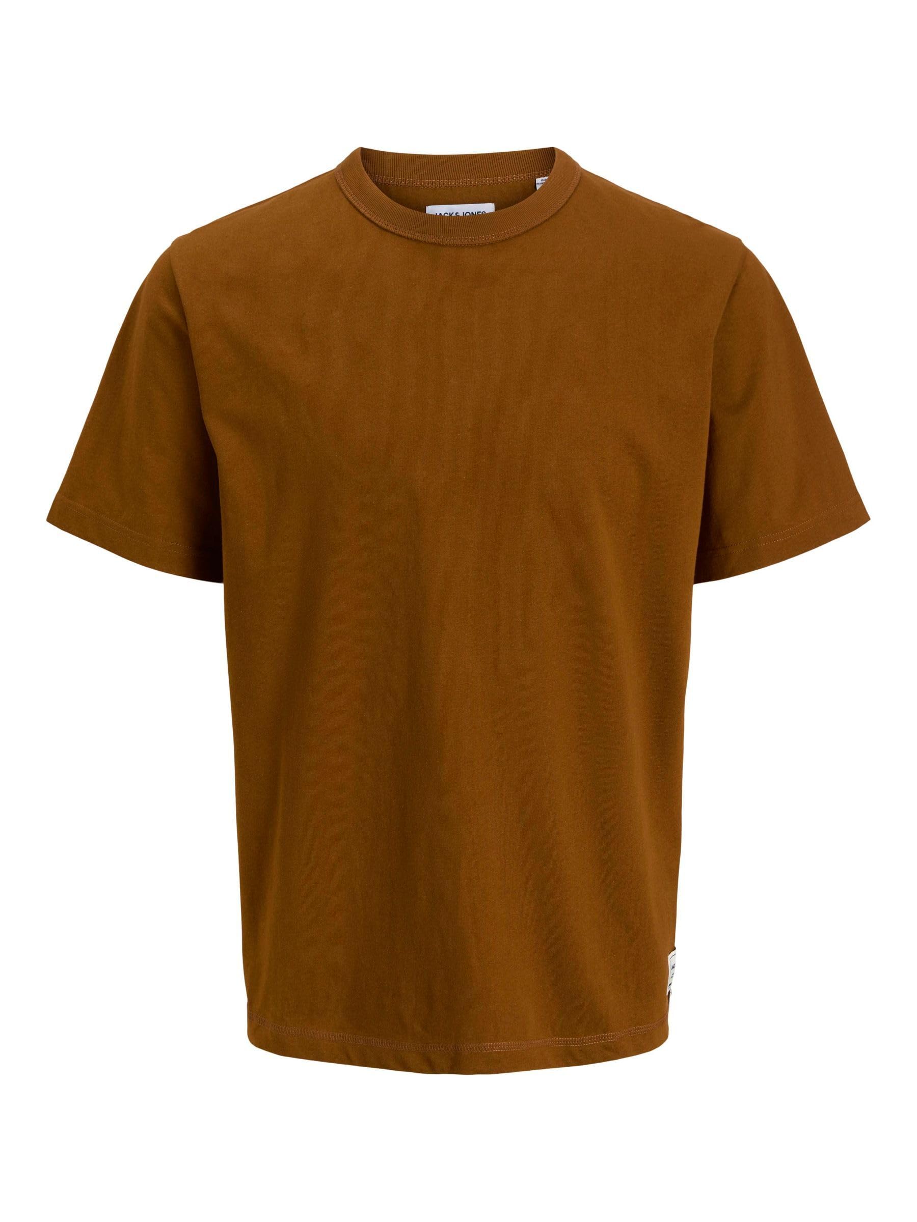 JACK & JONES Jjedover Tee SS Crew Neck, Monks Robe, XL