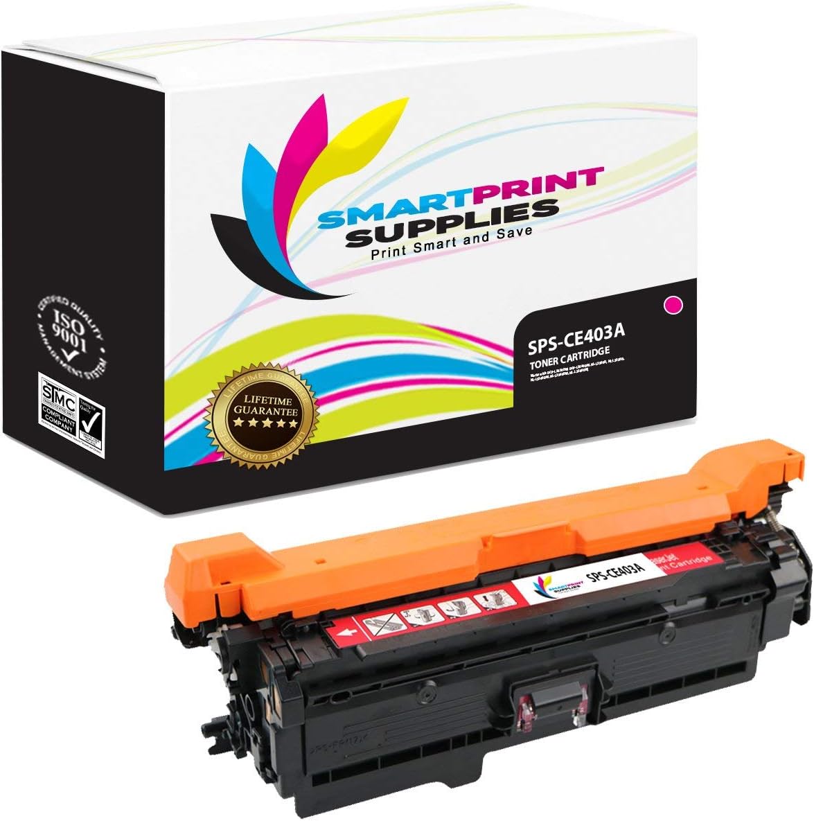 Compatible 507A CE403A Magenta Toner Cartridge Replacement for HP LaserJet M551 M551dn M551n M551xh Printers (6,000 Pages)