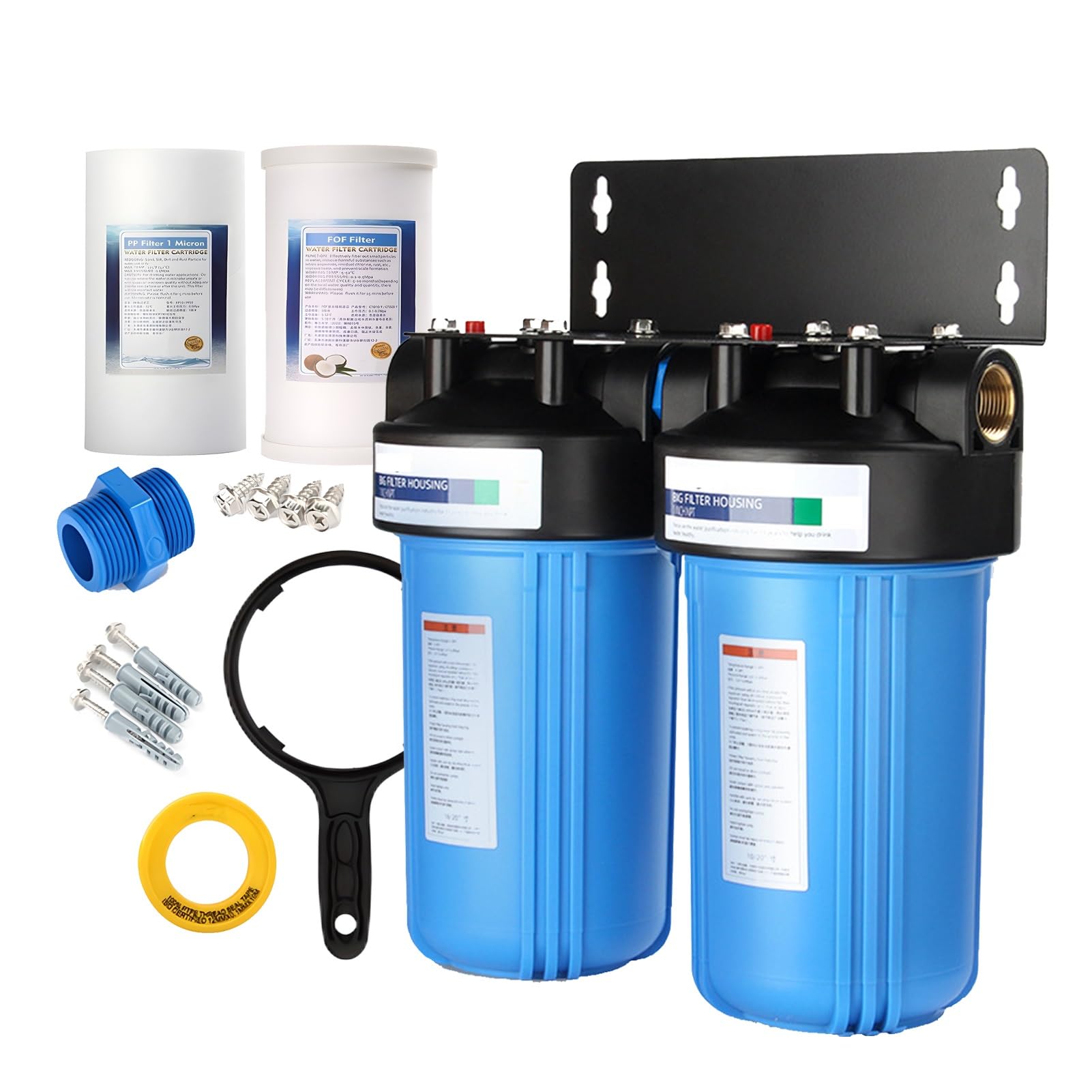 Système de filtration pour eau de maison saine et sans odeur de chlore
