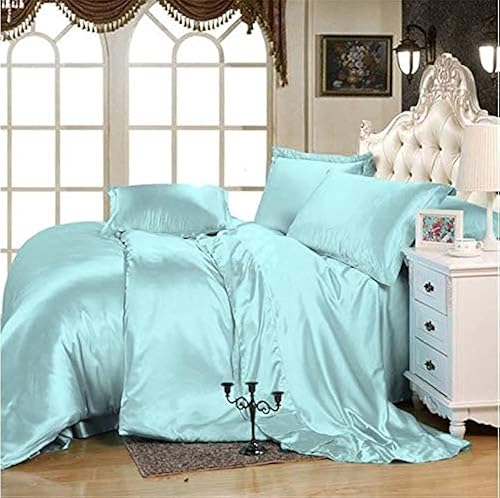Miniatura 9 de Juego de 3 piezas de 3 piezas de seda satinada súper suave y de fácil cuidado, bolsillo profundo de 15 pulgadas, resistente a las arrugas, la