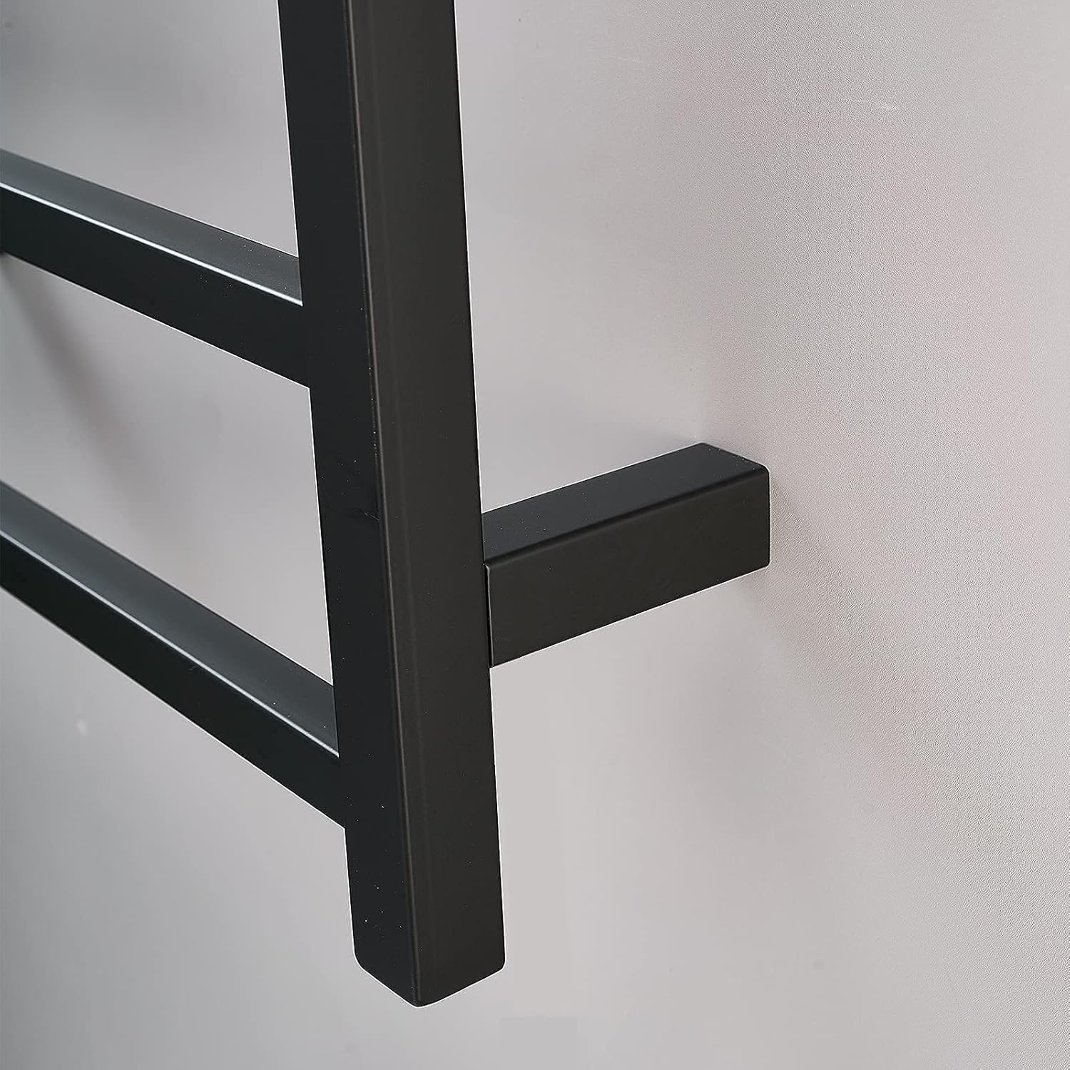 Towel Warmer, with LED Timer for Bathroom Wall Mounted Clothes Airer Dryer, 6 Bars Electric Heated Towel Rack Bath Towel Heater,Plug in (Plug in)