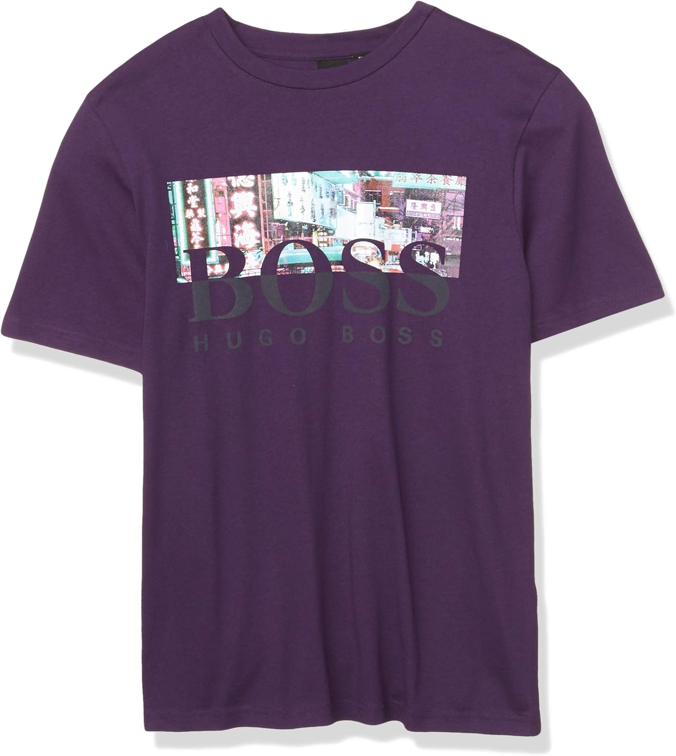 BOSS Mens Tee Logo Print T-Shirt_Obsolete Egypt Ubuy