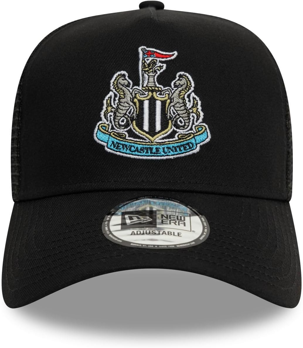 New Era Mesh Trucker Snapback Cap - Newcastle United black, Black, One Size - Image 2
