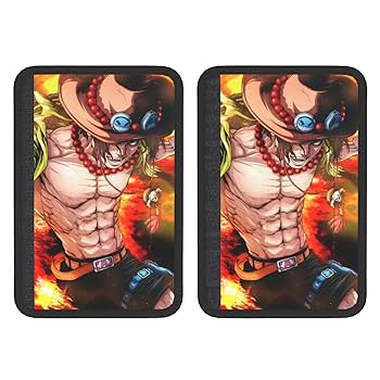 Amazon.co.jp: シートベルトカバー ワンピース エース 火拳 ONE