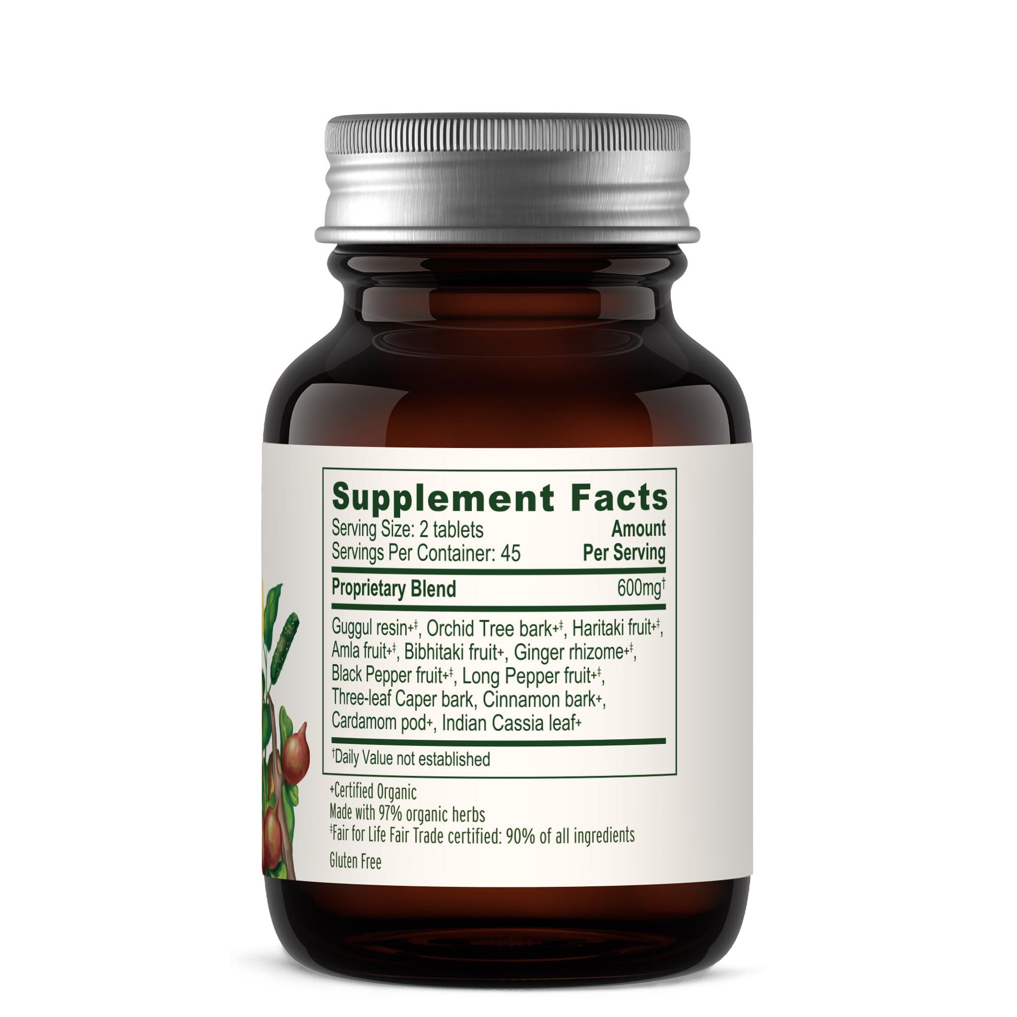 Banyan Botanicals Kanchanar Guggulu Tablets – Organic Lymph Supplement with Guggulu Resin – Promotes the Healthy Elimination of Natural Toxins* – 90 Tablets – Non-GMO Sustainably Sourced Vegan — Amazon image 9