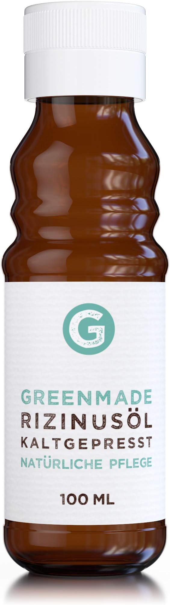 Cold-pressed castor oil (100 ml) - 100% pure oil for skin and hair care