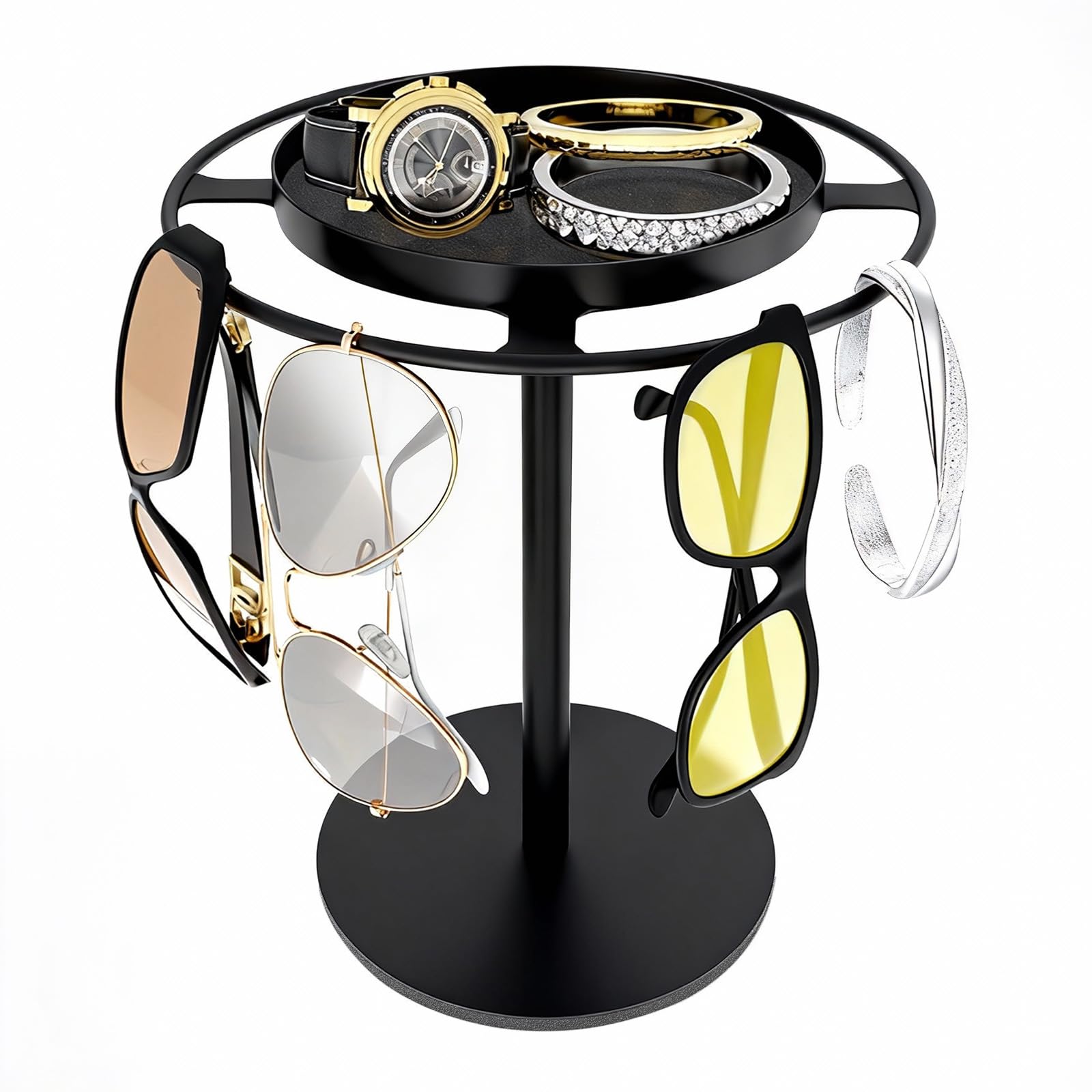 LSK Soporte para gafas, color negro mate