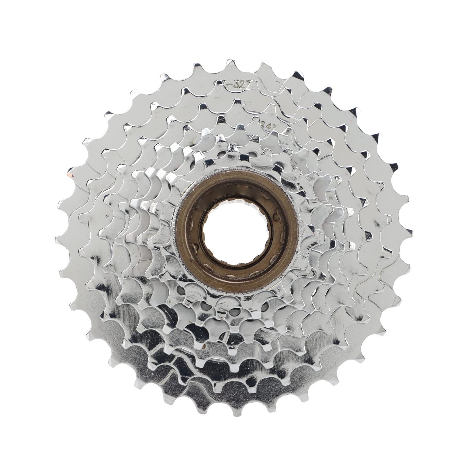 8 Speed Rotary Freewheel High Strength Steel Bike Flywheel 13 32T Hollow Design Easy Installation for Mountain Bikes and Road Bikes