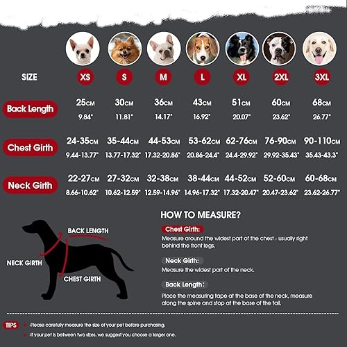 Miniatura 9 de ASENKU - Abrigo de invierno para perros, diseño a cuadros reversible, impermeable, para climas fríos, para perros pequeños, medianos y grandes