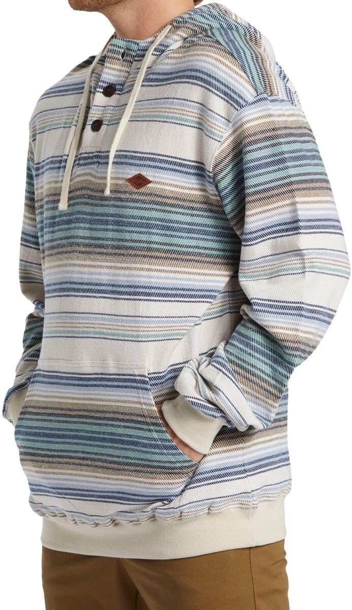 Billabong mens Rancho Henley Pullover Hooded Flannel - Image 4