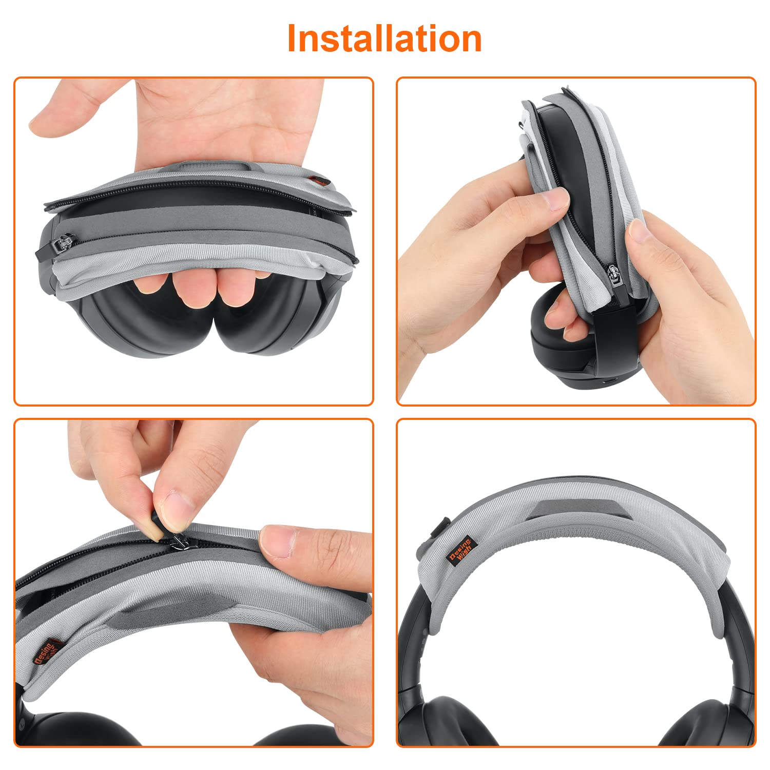 Design Wish Universale Sostituzione Cuffia Fascia Copricapo Protettore Cuscinetto Copricapo Compatibile con Sony Bose JBL Fascia Protettiva per Cuffia Stereo con Cancellazione del Rumore