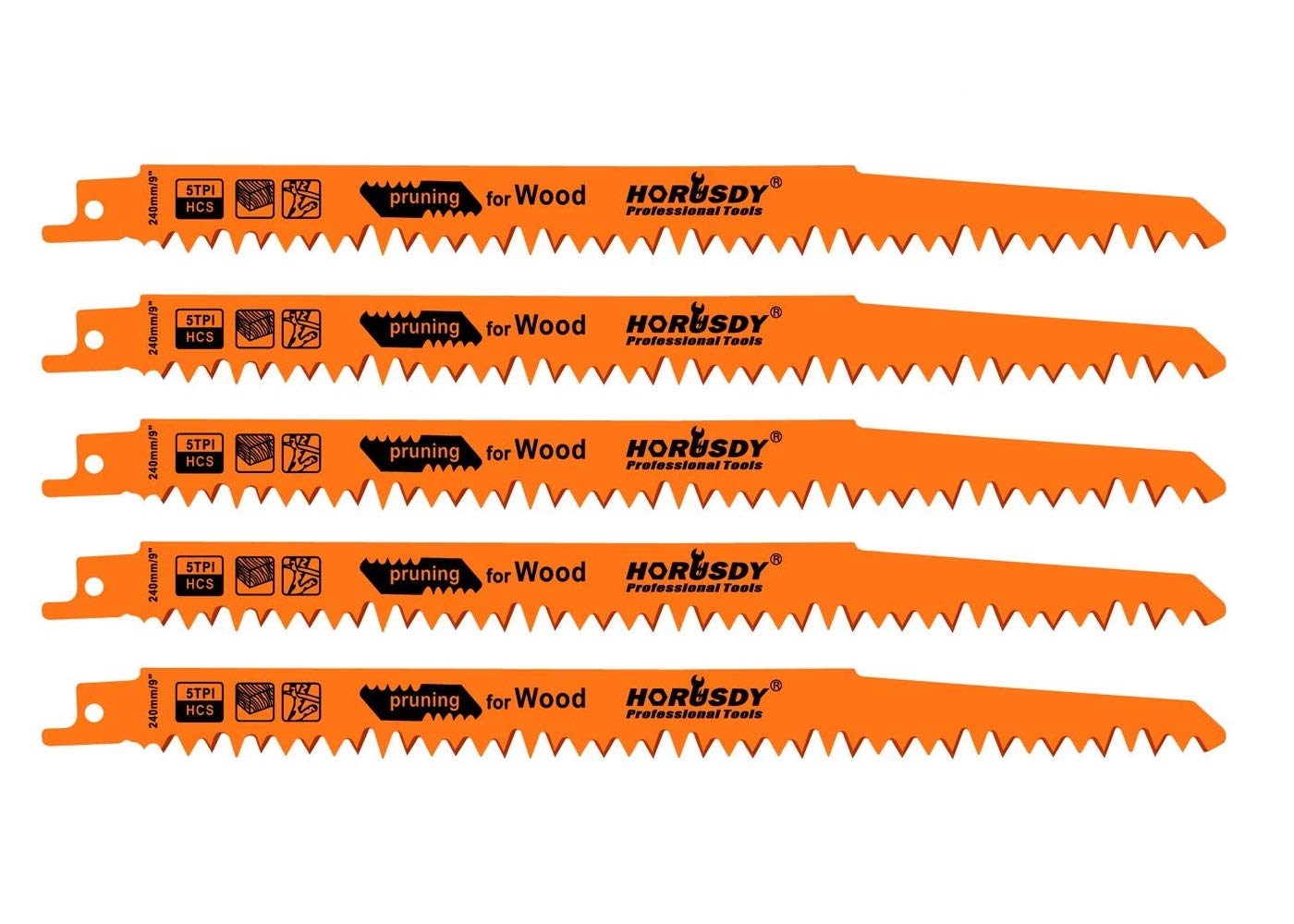 9-Inch Wood Pruning Blade (5-Piece)