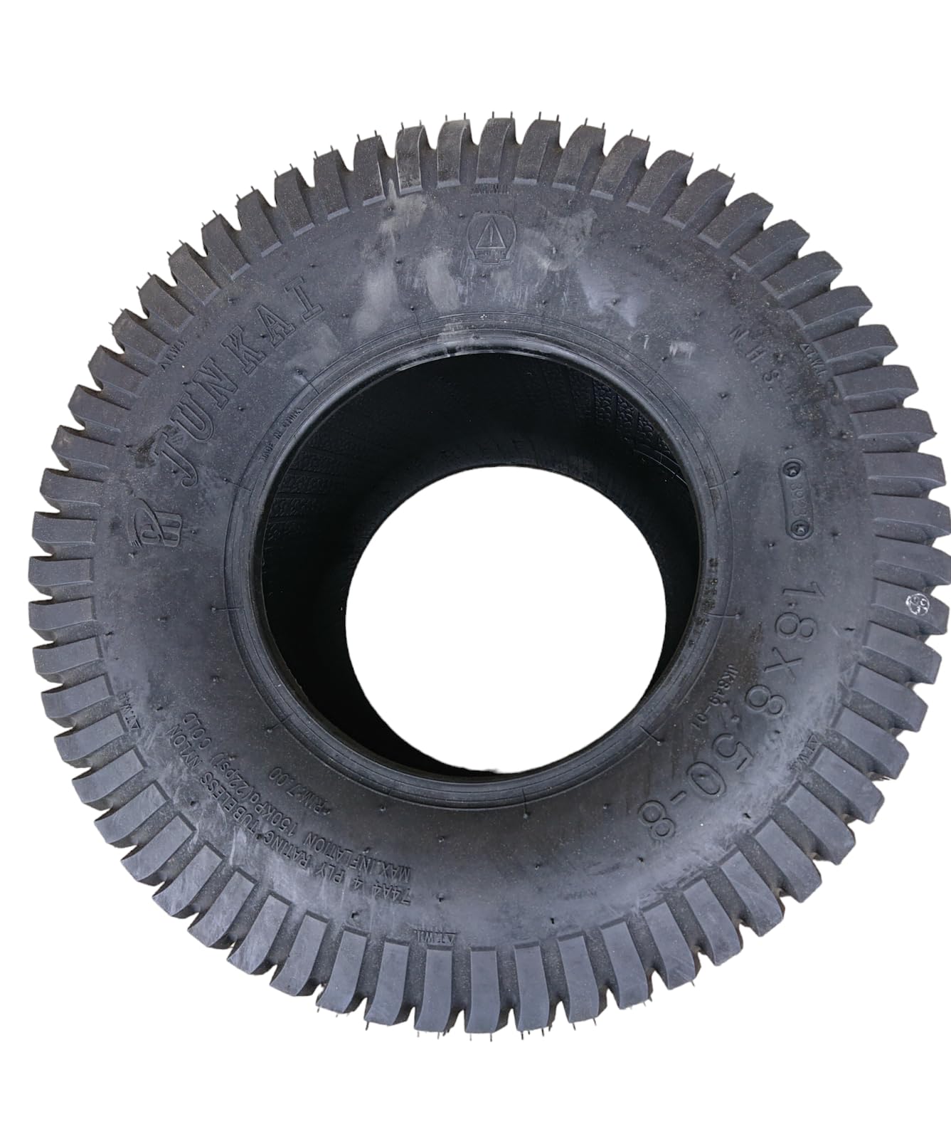 2 pneumatici 18 x 8,50 – 8 4PR profilo prato, trattorino tosaerba, tosaerba, quad