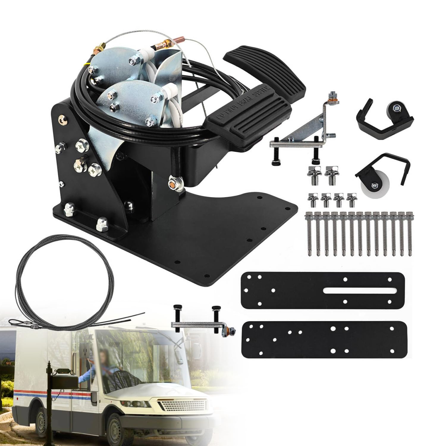 Blrack Right Hand Drive (RHD) Dual Control Pedal Conversion Kit