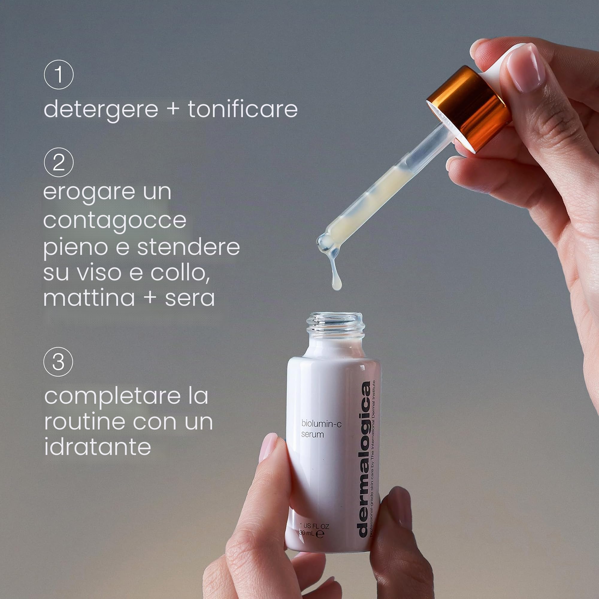Dermalogica BioLumin-C Serum alla Vitamina C per Pelle Spenta 30ml | Siero ad alte prestazioni con vitamina C che illumina, rassoda e riduce l'aspetto delle rughe sottili.
