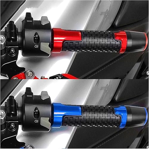 Miniatura 9 de Para Yamaha XT660 X XT660X 2004-2017 2005-2010 motocicleta 78 pulgadas 0.866 in manillar empuñaduras tapa de extremo de barra de mango (color