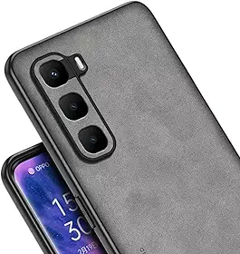 Capa Capinha Couro Camurça Luxo para Inifnix Hot 60i 4G – Premium Proteção Soft Touch