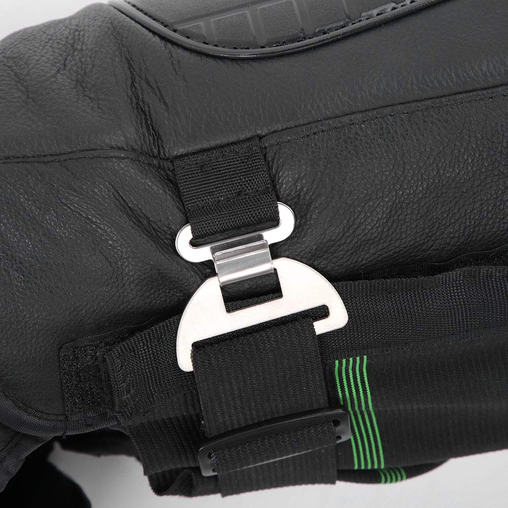 Ginocchiere per moto Resistenza alla caduta Sicurezza calda Allungamento Equipaggiamento da guida imbottito per equitazione invernale Spugna in pelle Lana artificiale in acciaio