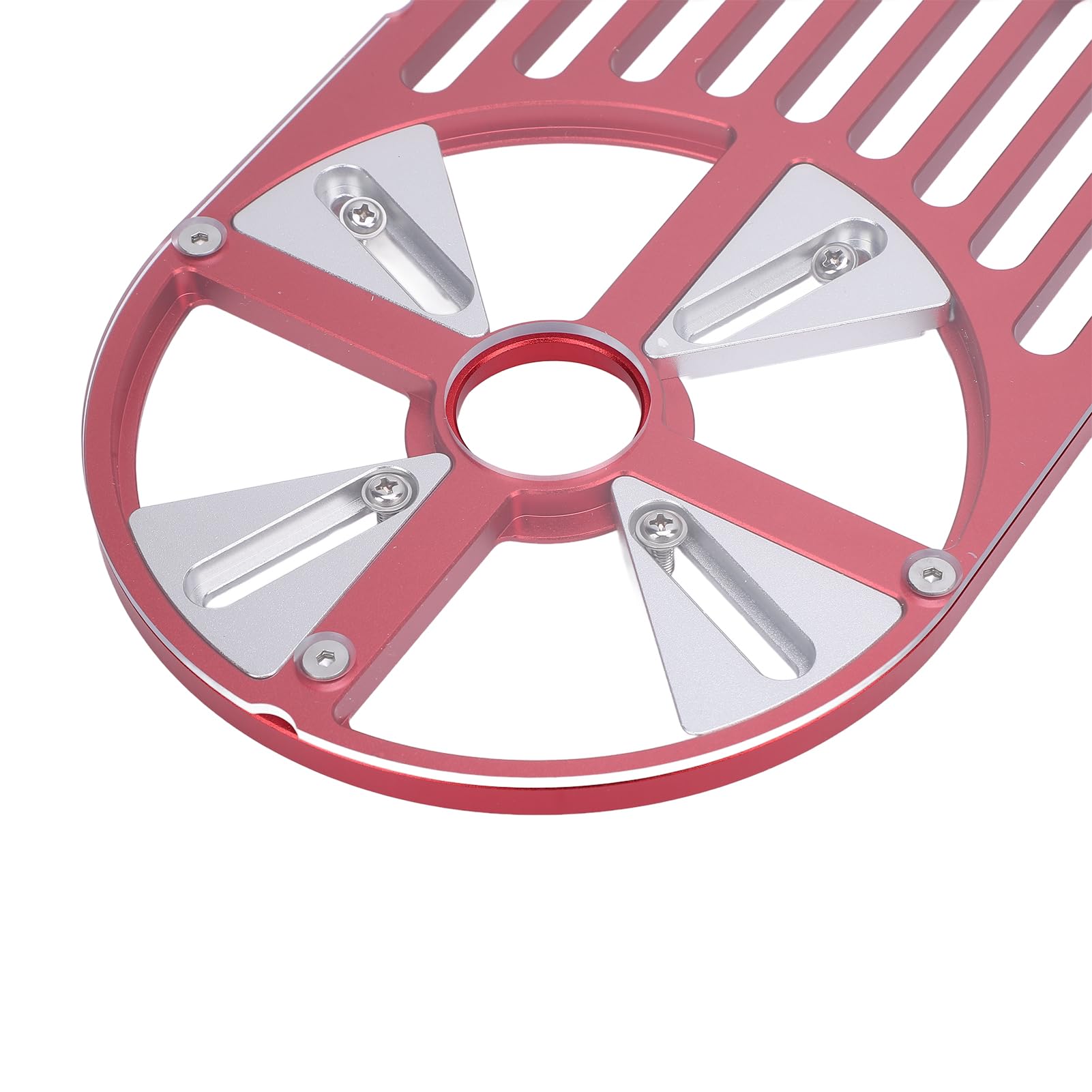 SIXRUN Piastra Base Router, Piastra Base per Fresatrici Dispositivo di Rifilatura Lega di Alluminio Regolabile per Fresatrici 65-132mm