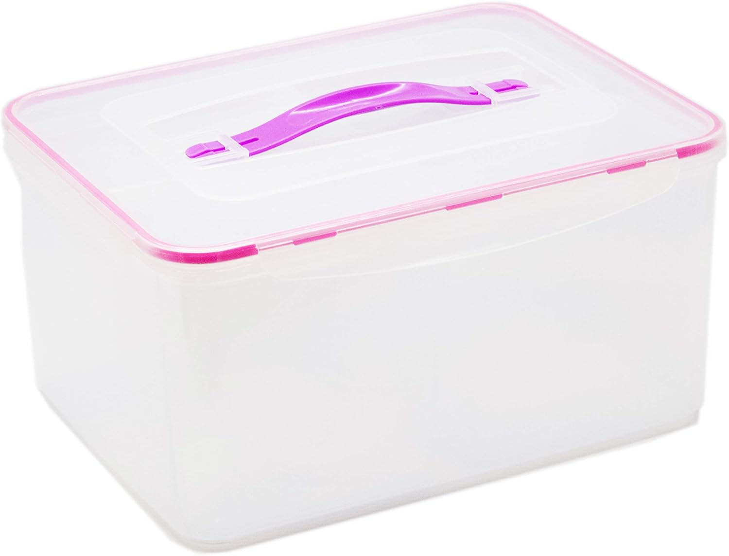 Airtight Container | BPA-Free Plastic Safe | 1 x 8L, 4 x 1.7L, 1 x Scoop (Pack of 6)