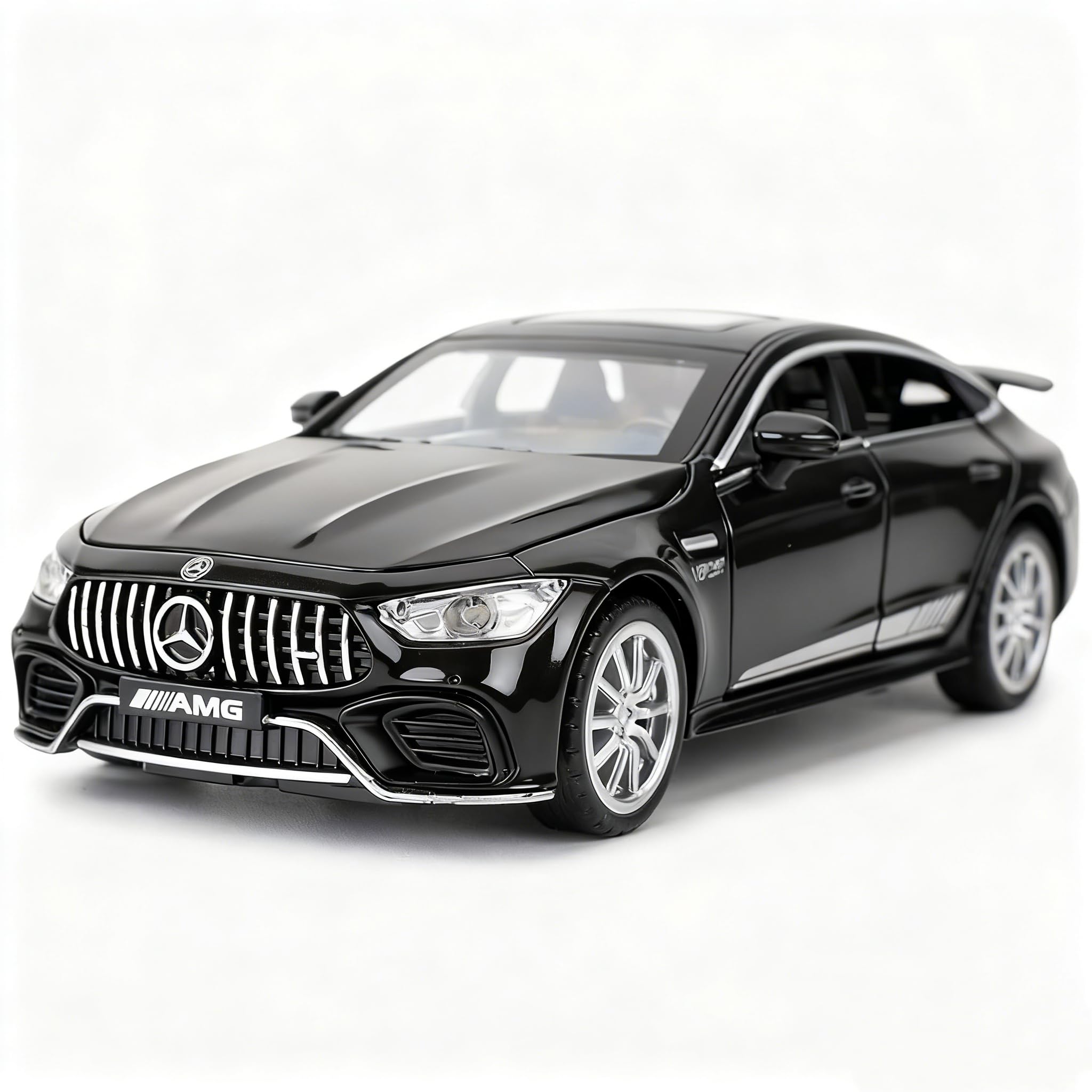 TGRCM-CZ Diecast Voiture Benz AMG GT63 1/32, avec son et lumière, jouet, pour garçons, filles, adultes, cadeau (noir)