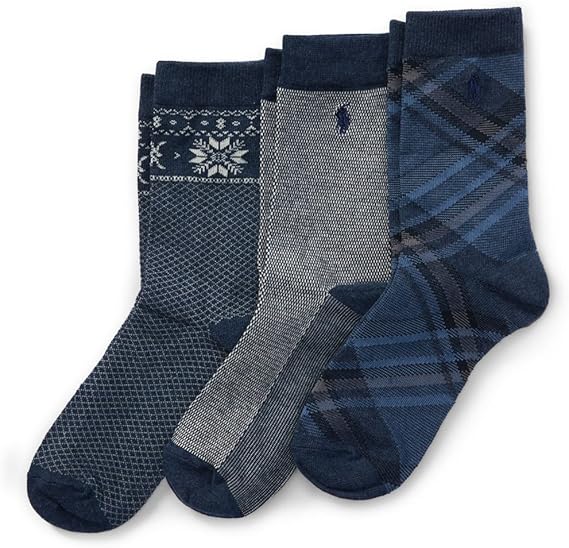 Amazon Polo Ralph Lauren ポロ ラルフローレン クラッシックパターンソックス3足セット Navy 靴下 Size2 4 約14 17cm相当 並行輸入品 靴下 レッグウェア 通販