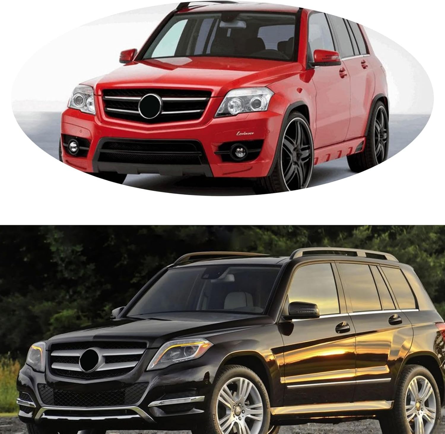 GLK Class Grill GLK Front Grille Bumper for Mercedes Benz X204 GLK350 GLK300 GLK280 2009 2010 2011 2012 Silver