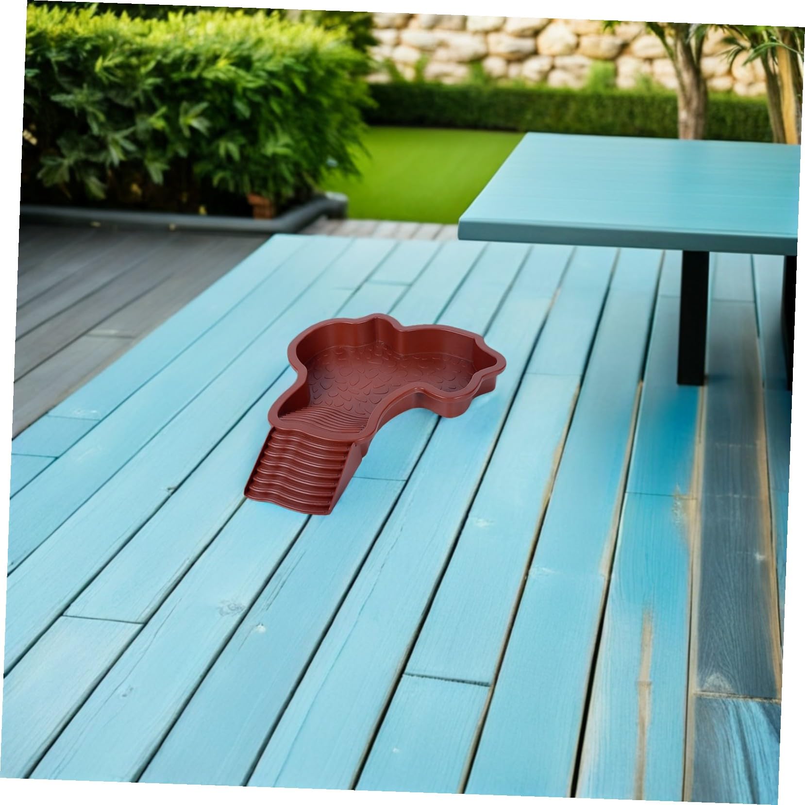 2 Pezzi Vasca per Tartarughe Semiaquatiche con Rampa Antiscivolo Piscina Rettile Dual Use Acqua e Accessorio per Benessere e Movimento Naturale